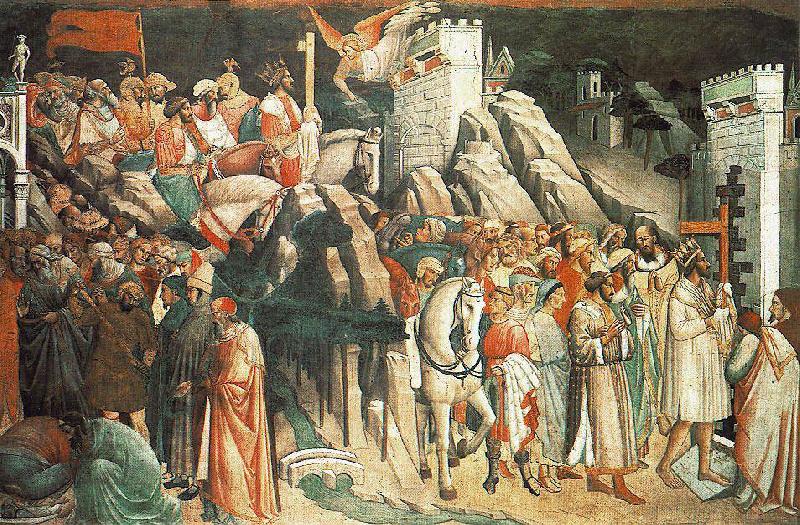 GADDI, Agnolo The Triumph of the Cross (detail) sdg oil painting image